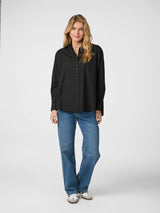 Neo Noir Dalma C Poplin Shirt - Black