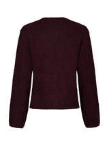 Neo Noir Mixie Knit Cardigan - Wine