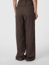 Neo Noir Emmett Melange Pants - Brown Melange