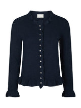 Neo Noir Elowen Knit Blouse - Navy