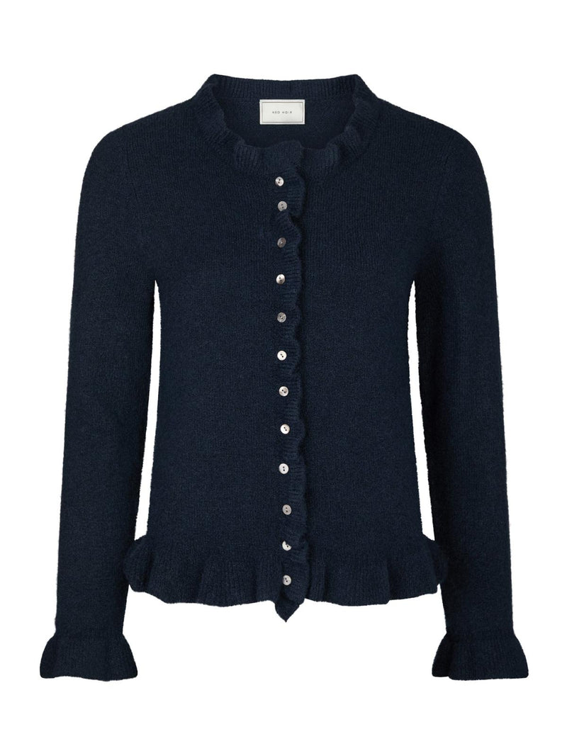 Neo Noir Elowen Knit Blouse - Navy