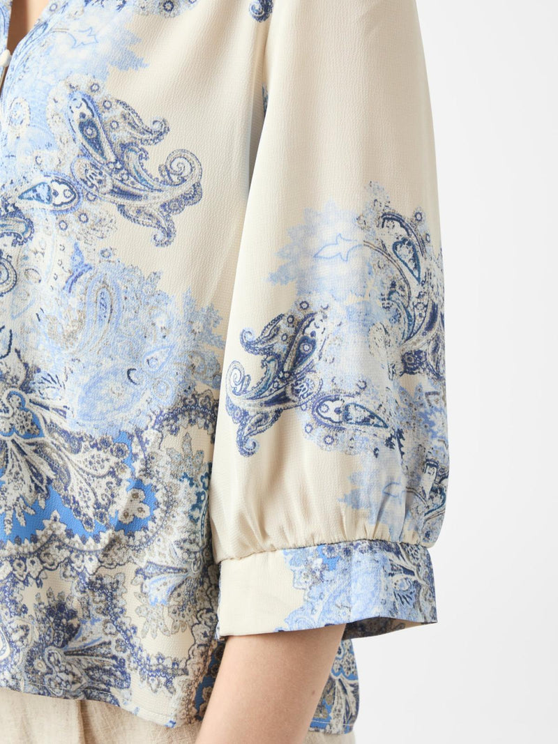 Neo Noir Roselle Artist Paisley Blouse
