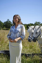 Neo Noir Roselle Artist Paisley Blouse