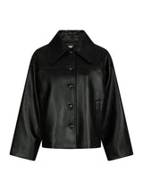 Neo Noir Lunara Collar Stitch Jacket - Black