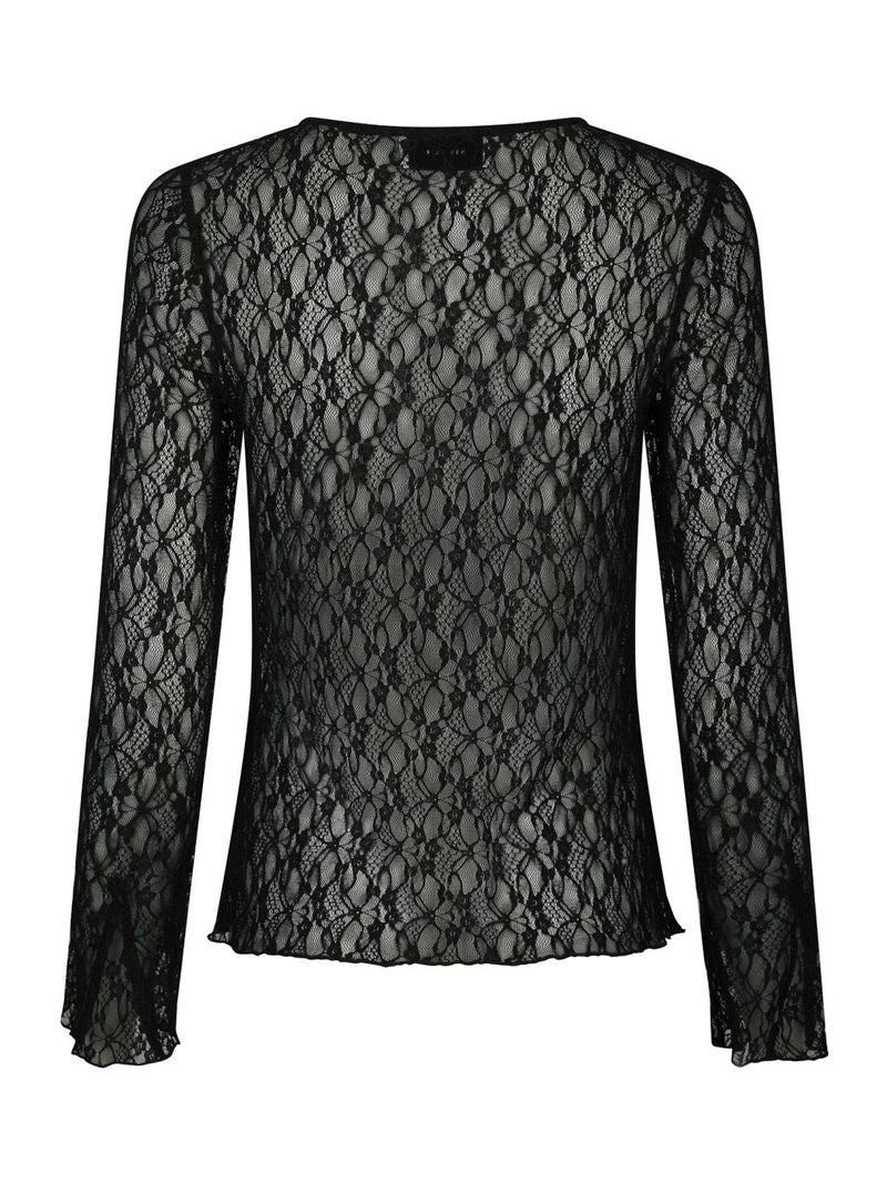 Neo Noir Matria Lace Blouse - Black