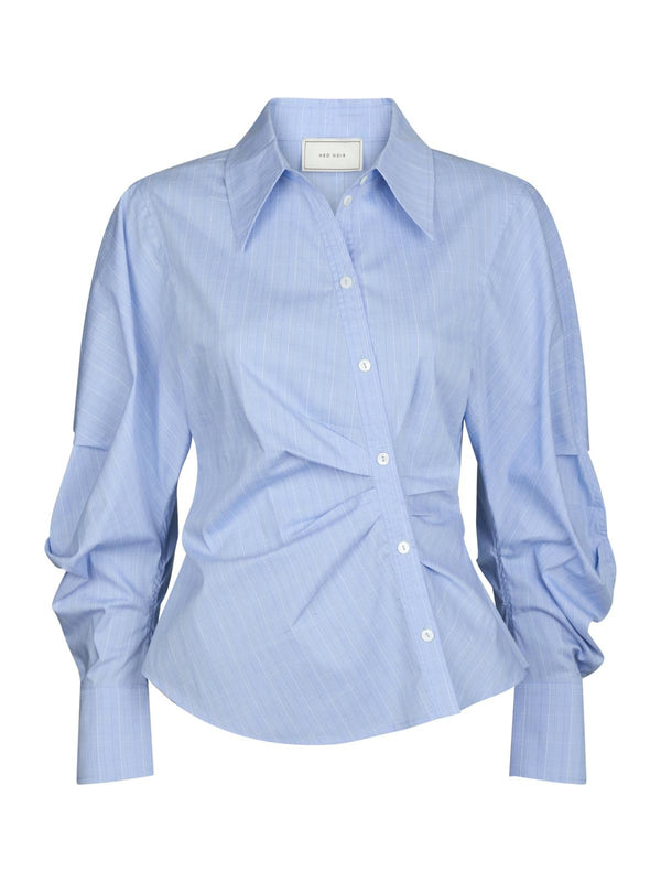 Neo Noir Noella Flannel Shirt - Light Blue