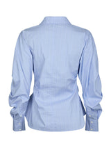 Neo Noir Noella Flannel Shirt - Light Blue