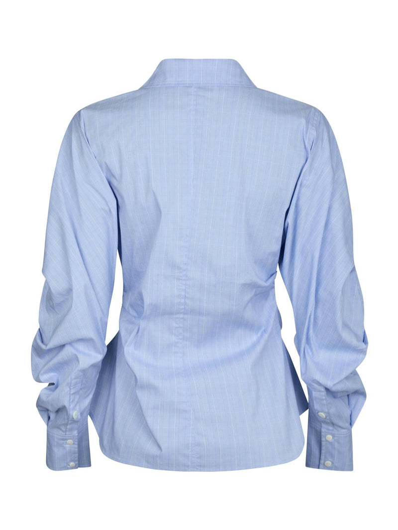 Neo Noir Noella Flannel Shirt - Light Blue