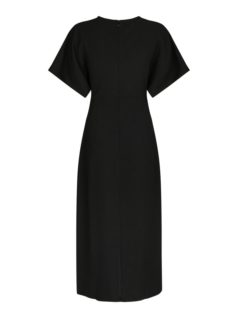 Neo Noir Miloine Drape Dress - Black