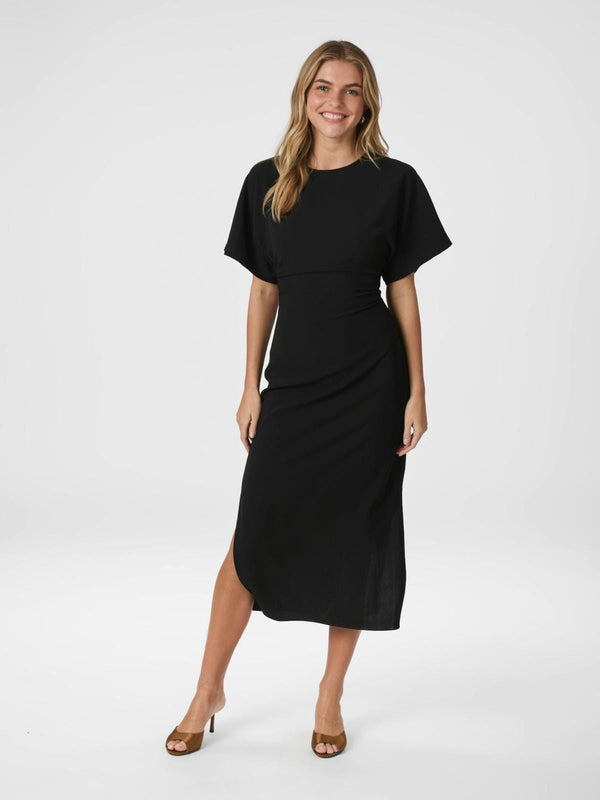 Neo Noir Miloine Drape Dress - Black