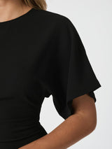 Neo Noir Miloine Drape Dress - Black