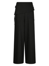 Neo Noir Deani Fold Pants - Black