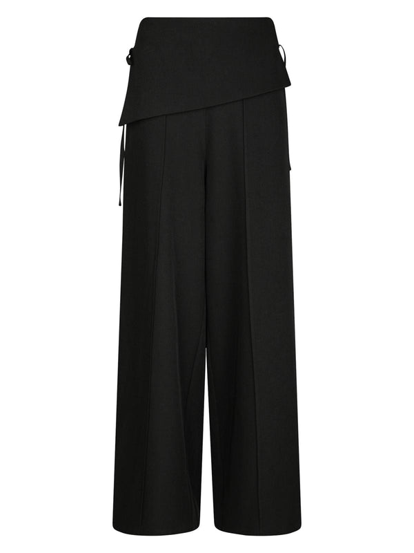Neo Noir Deani Fold Pants - Black