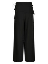 Neo Noir Deani Fold Pants - Black