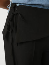 Neo Noir Deani Fold Pants - Black