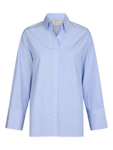 Neo Noir Dita Twin Stripe Shirt - Light Blue