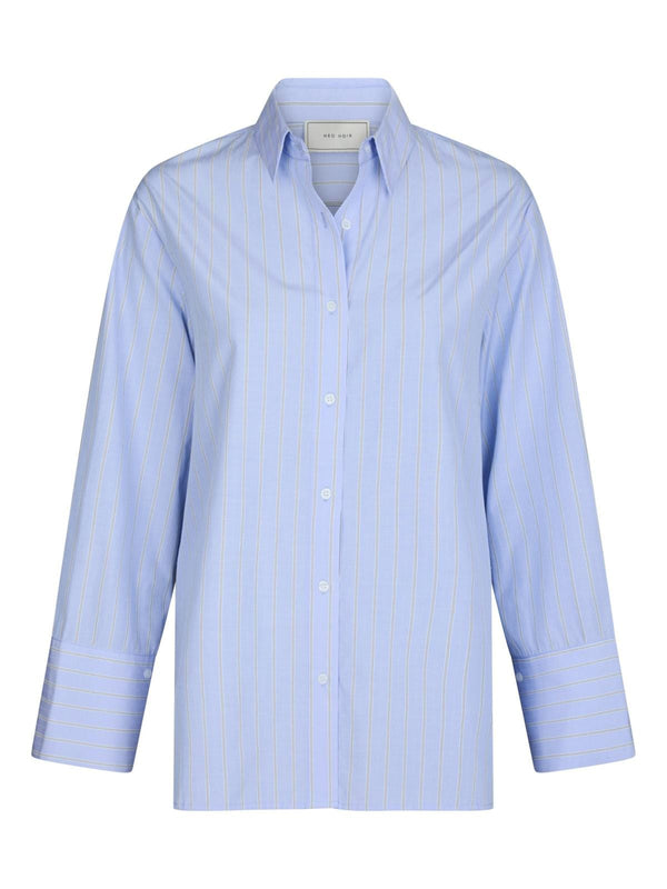 Neo Noir Dita Twin Stripe Shirt - Light Blue