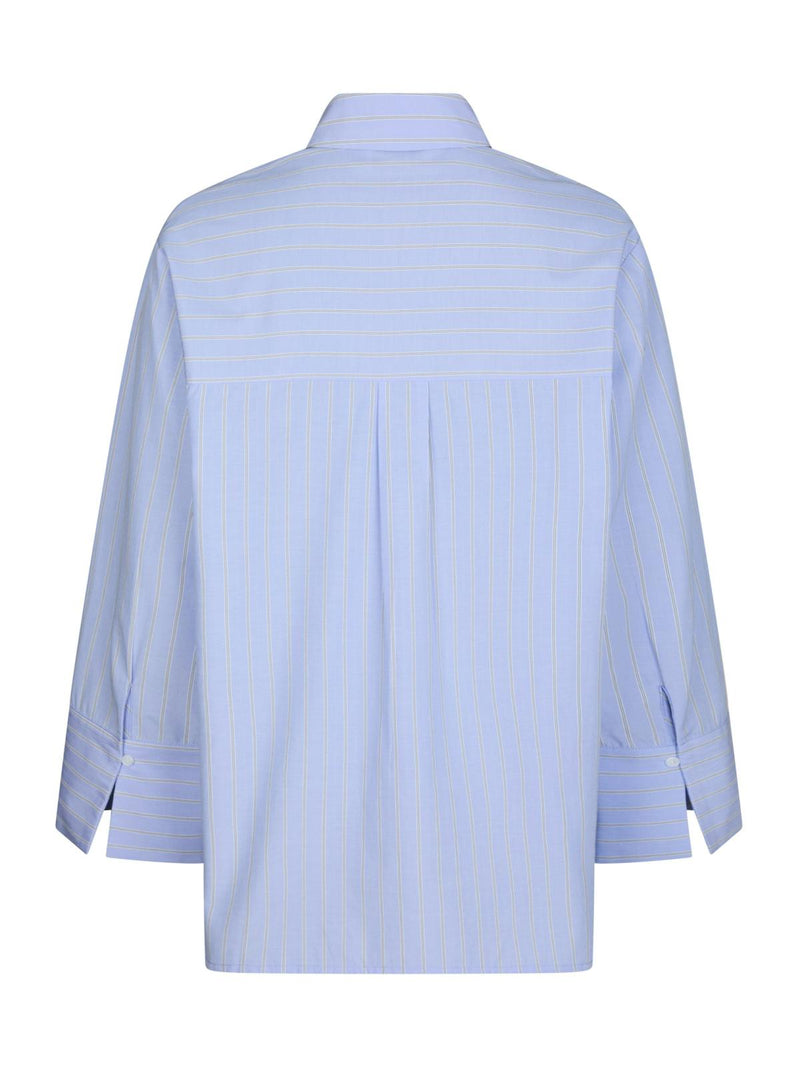 Neo Noir Dita Twin Stripe Shirt - Light Blue