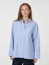 Neo Noir Dita Twin Stripe Shirt - Light Blue