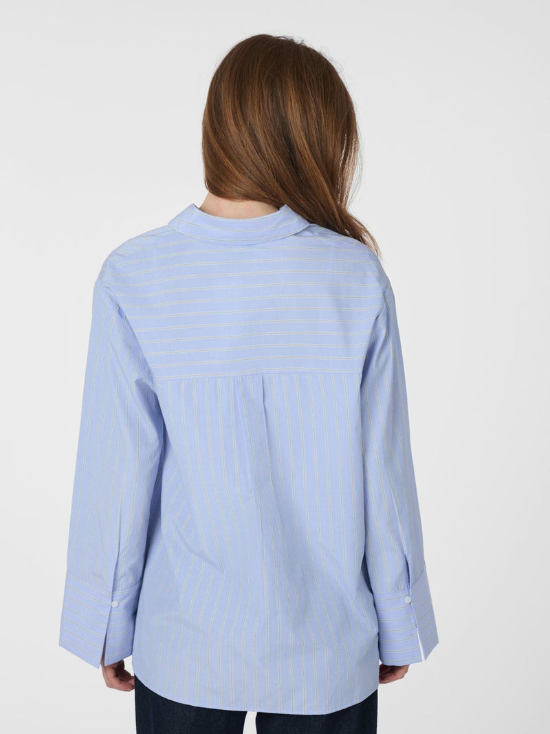 Neo Noir Dita Twin Stripe Shirt - Light Blue