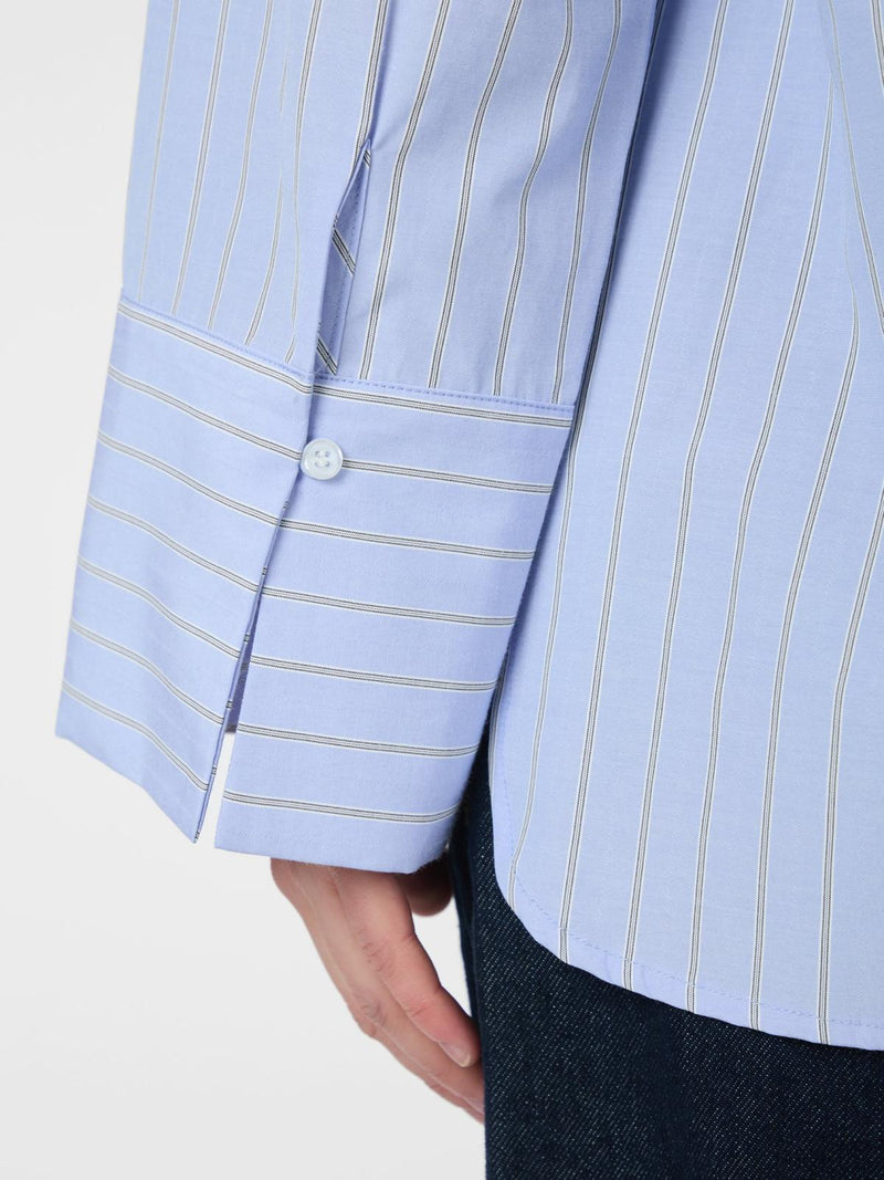 Neo Noir Dita Twin Stripe Shirt - Light Blue
