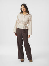 Neo Noir Clarida Rose Stripe Shirt - Light Yellow