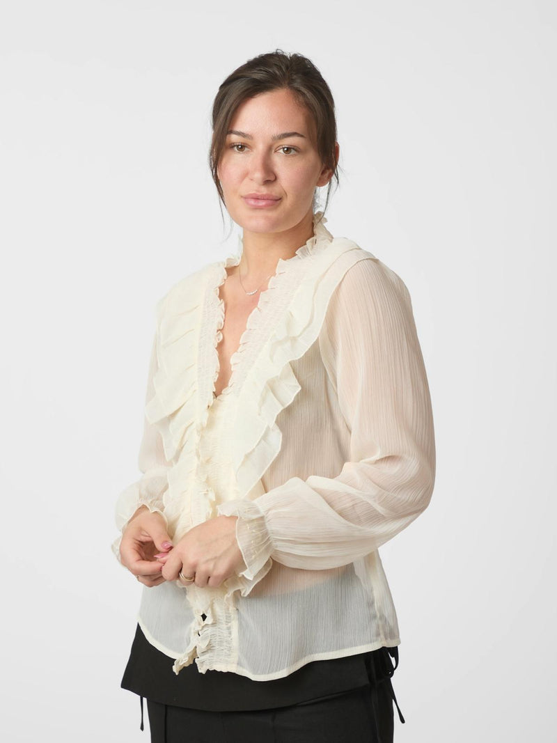 Neo Noir Ivey Blouse - Creme