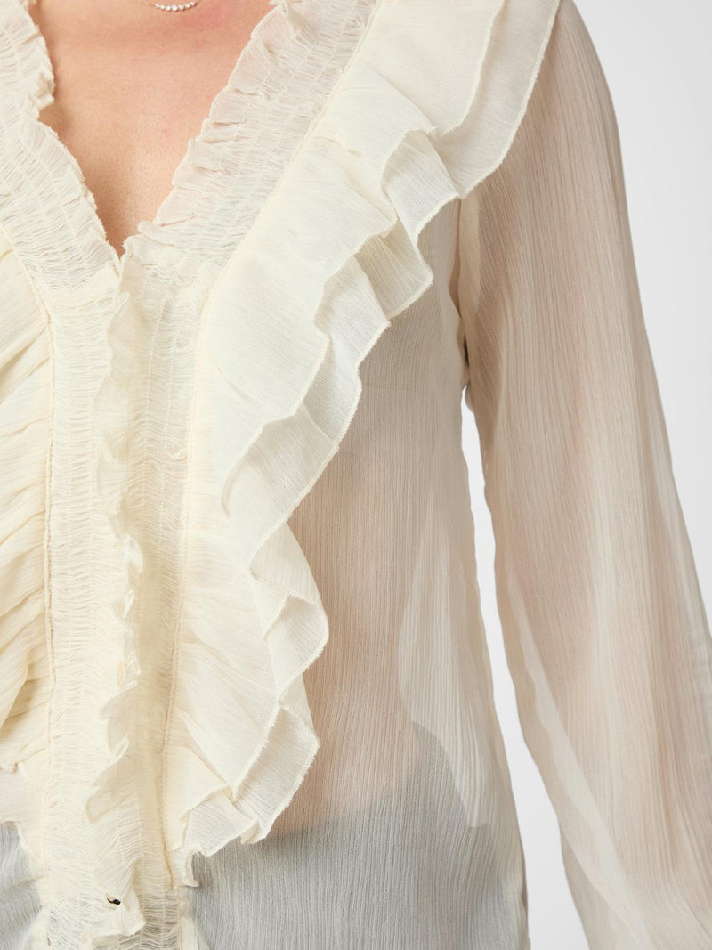Neo Noir Ivey Blouse - Creme
