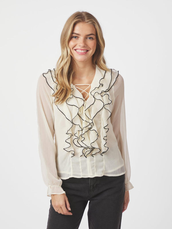 Neo Noir Arloca Blouse - Creme