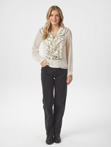 Neo Noir Arloca Blouse - Creme