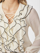 Neo Noir Arloca Blouse - Creme