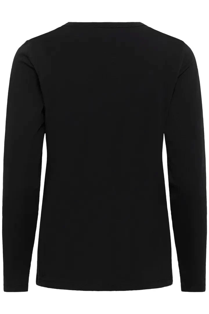 Culture Base Gith On LS Tee - Black