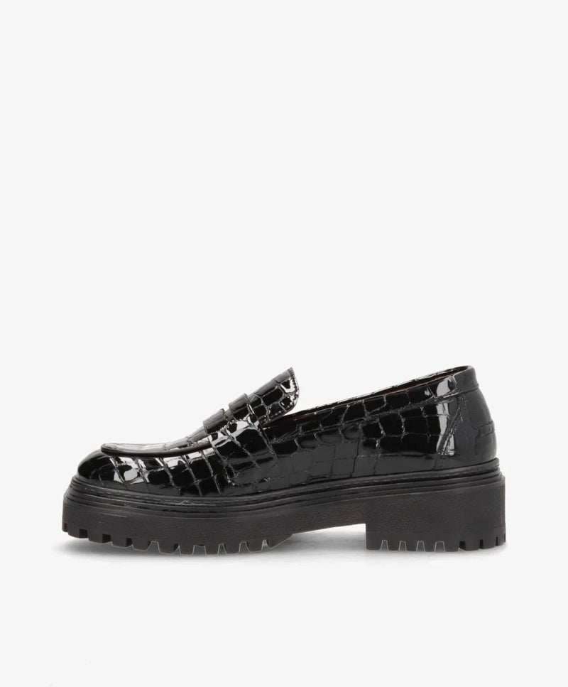 Phenumb Leonne C - Black Leather Croco