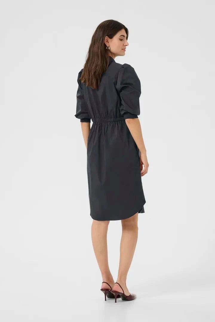 Culture Toyam Antoinett Rib Dress - Black