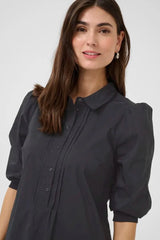 Culture Toyam Antoinett Rib Dress - Black