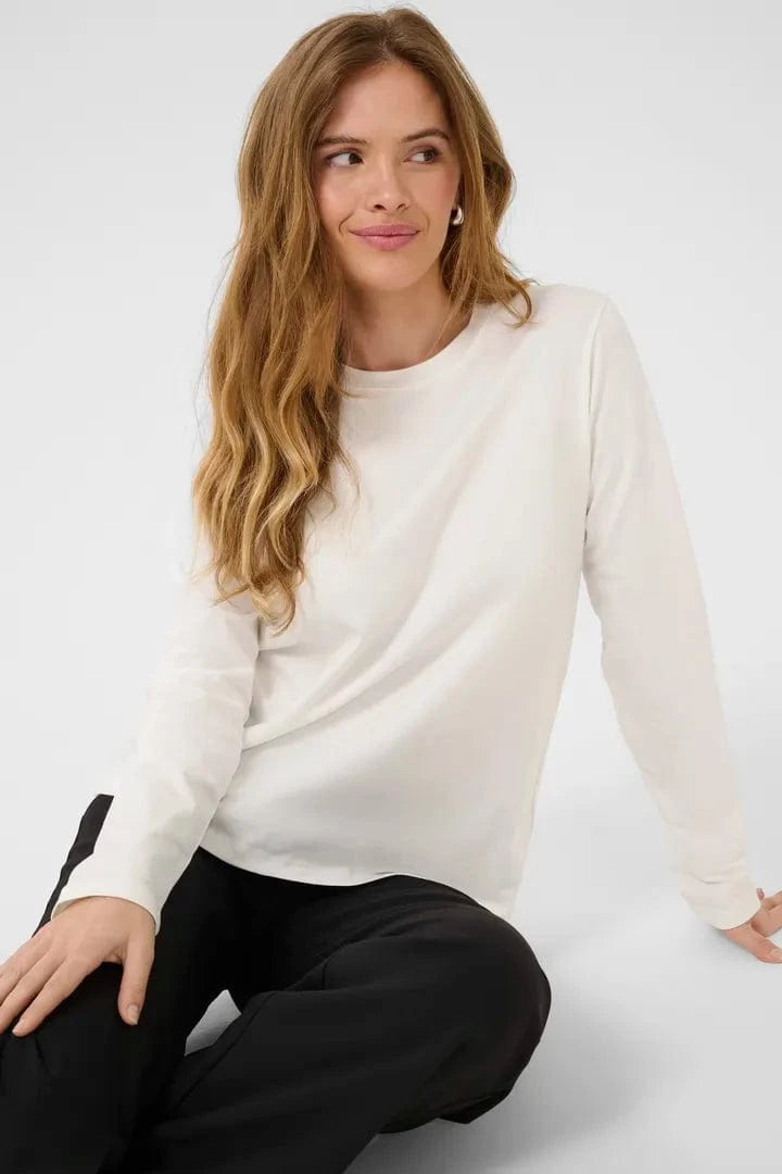 Culture Base Gith On LS Tee - Spring Gardenia
