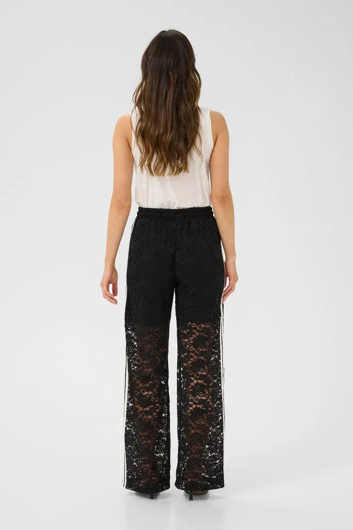 Culture Kala Lace Pants - Black