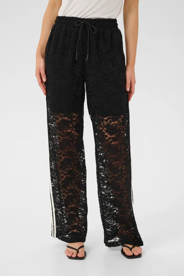 Culture Kala Lace Pants - Black