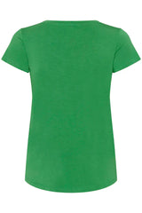 Culture Poppy V-neck T-Shirt  - Mint Green