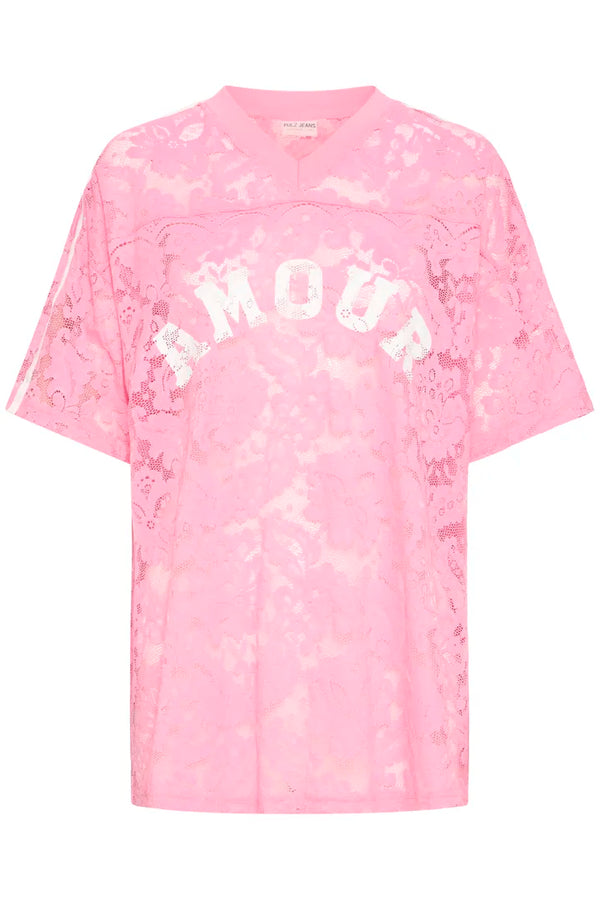Pulz Amour T-shirt - Sachet Pink