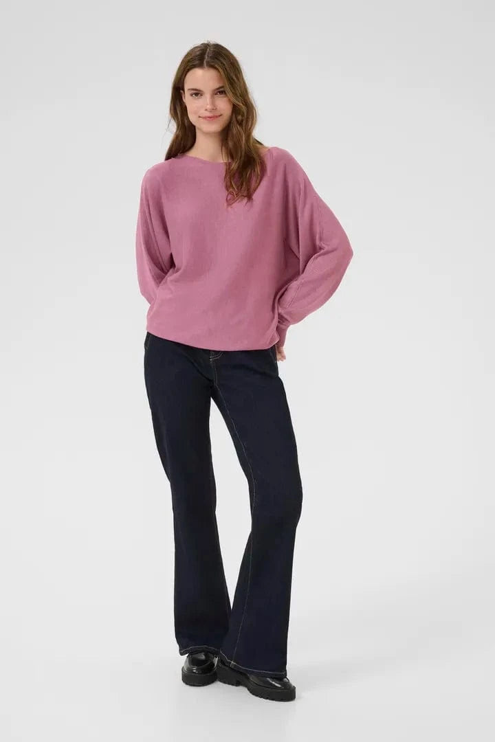 Culture Annemarie Batwing Jumper - Mellow Mauve