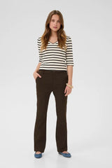 Culture Benghta Long Flare Pants - Demitasse