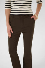 Culture Benghta Long Flare Pants - Demitasse