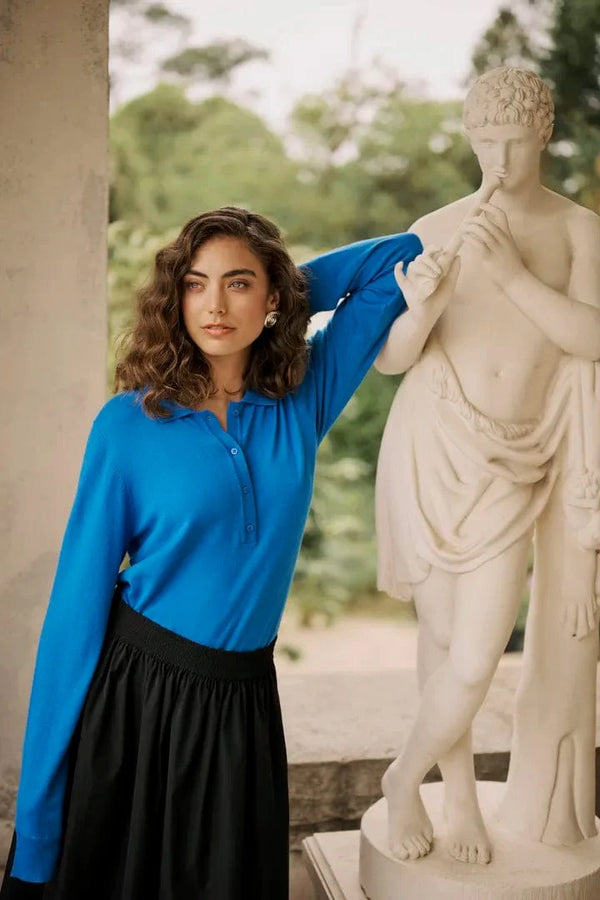 Culture Ebba Annemette Pullover - Victoria Blue