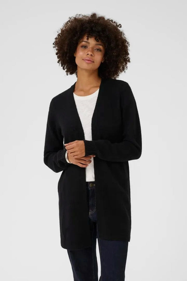 Culture Asima Katrina Long Cardigan - Black
