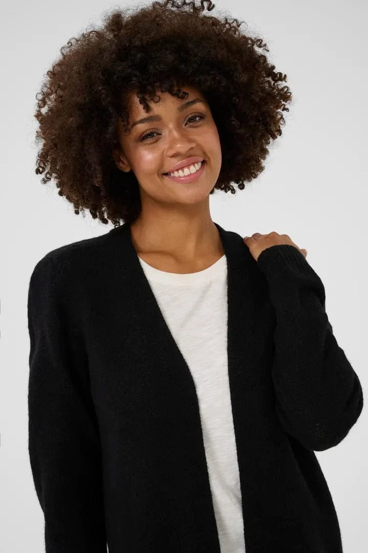 Culture Asima Katrina Long Cardigan - Black