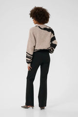 Culture Benghta Long Flare Pants - Black