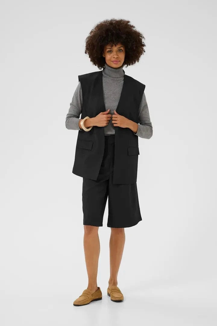 Culture Benedichte Waistcoat - Black