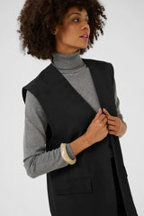 Culture Benedichte Waistcoat - Black