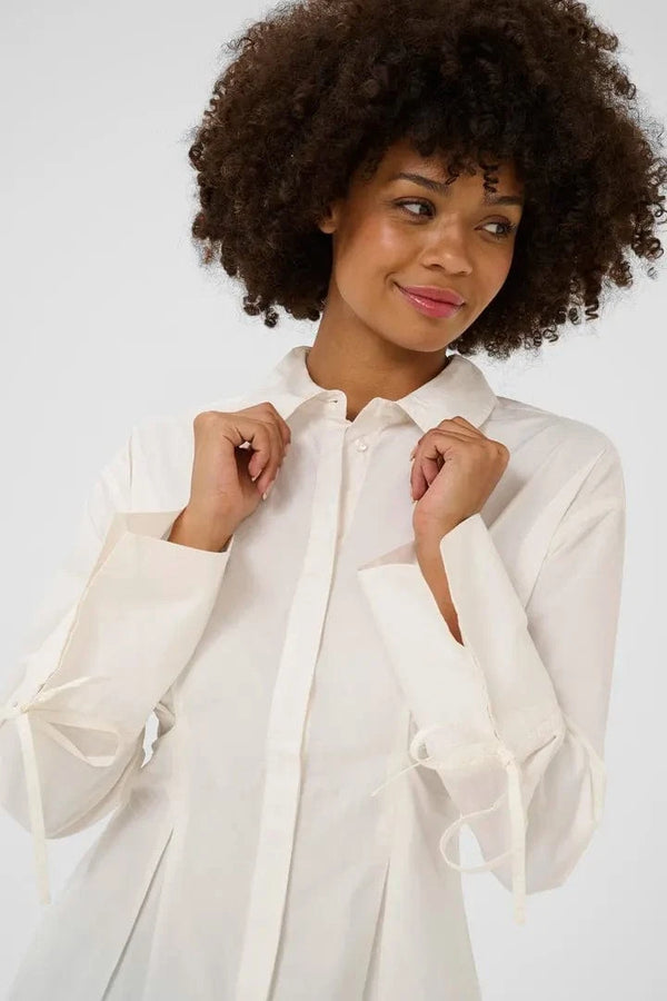 Culture Allison Olena Fitted Shirt - Spring Gardenia